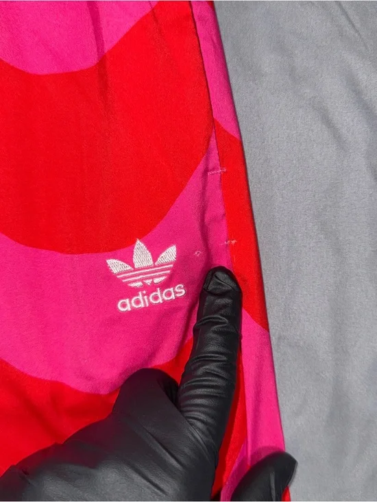 Adidas X Marimekko Pants Women's Primegreen Laine Wave Track Pants Vivid Size S - Picture 3 of 10